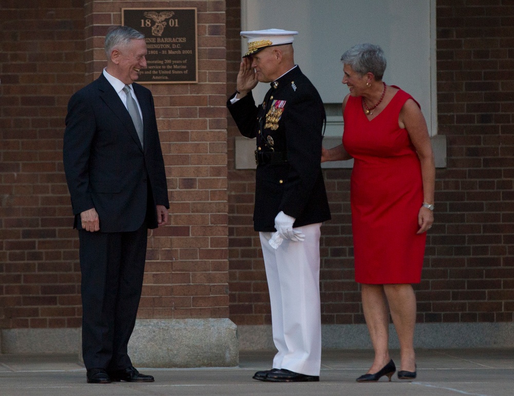 Marine Barracks Washington Evening Parade June 30, 2017