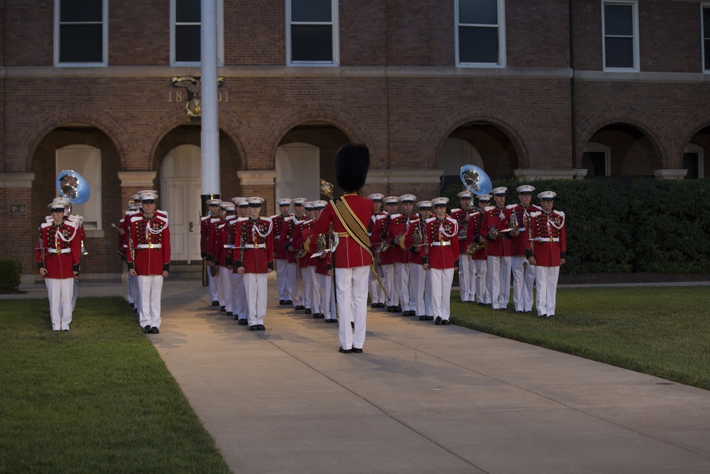 Marine Barracks Washington Evening Parade June 30, 2017