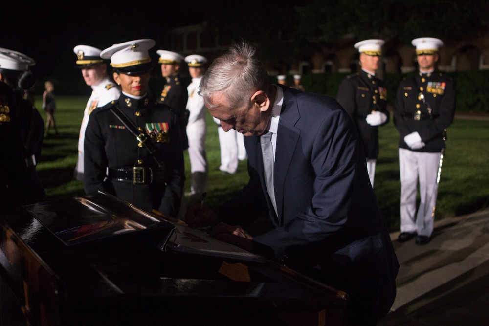 Marine Barracks Washington Evening Parade June 30, 2017