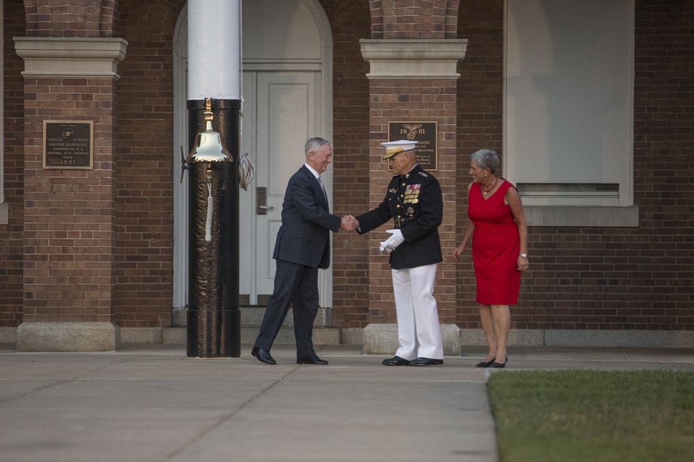 Marine Barracks Washington Evening Parade June 30, 2017