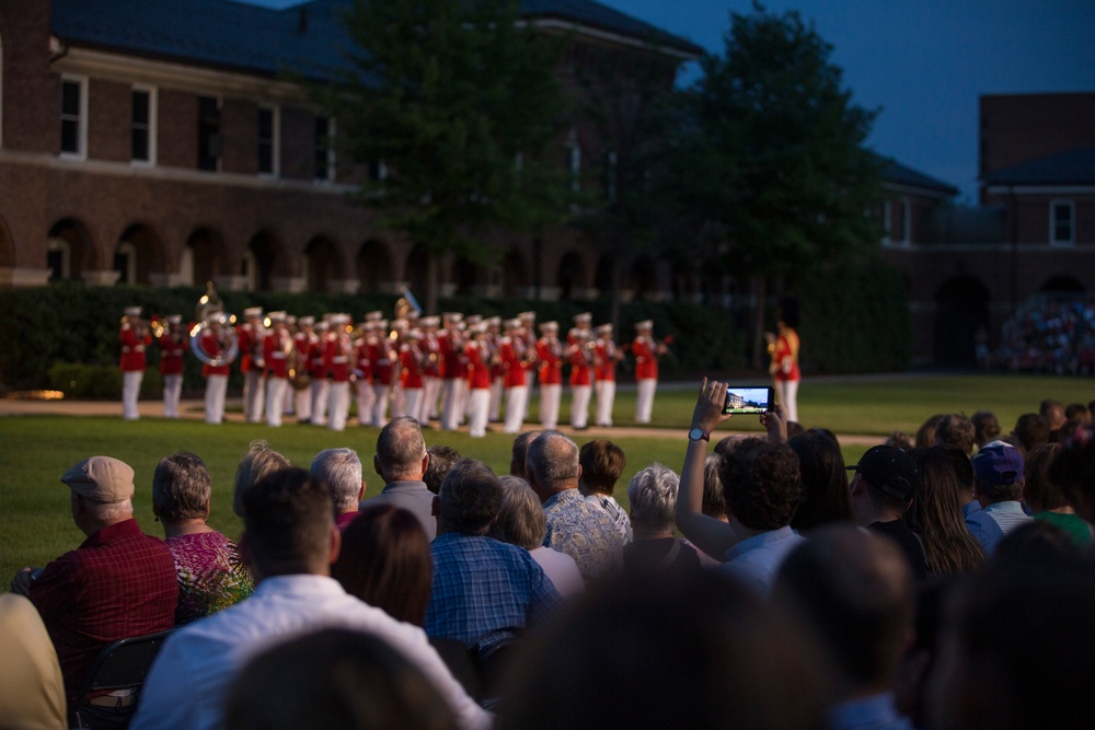 Marine Barracks Washington Evening Parade June 30, 2017