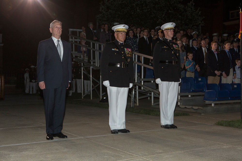 Marine Barracks Washington Evening Parade June 30, 2017