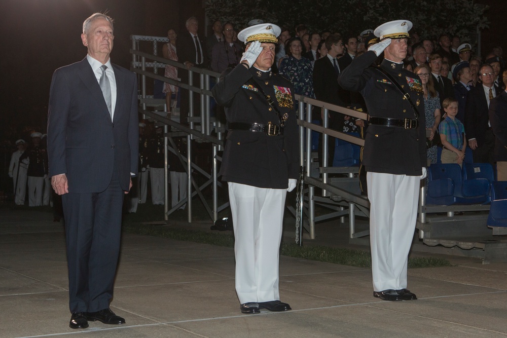 Marine Barracks Washington Evening Parade June 30, 2017