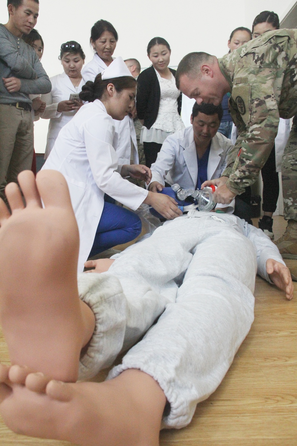 Nurses, logisticians from U.S., Mongolia, share knowledge in medical exchange