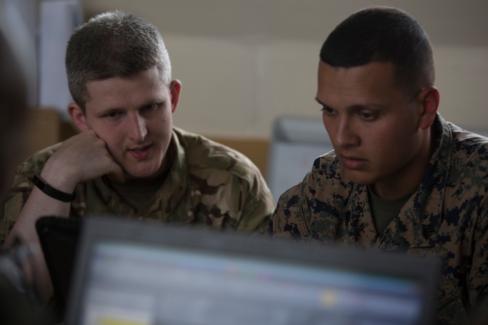 Phoenix Odyssey 17: U.S. Marines, British soldiers collaborate during bilateral exercise