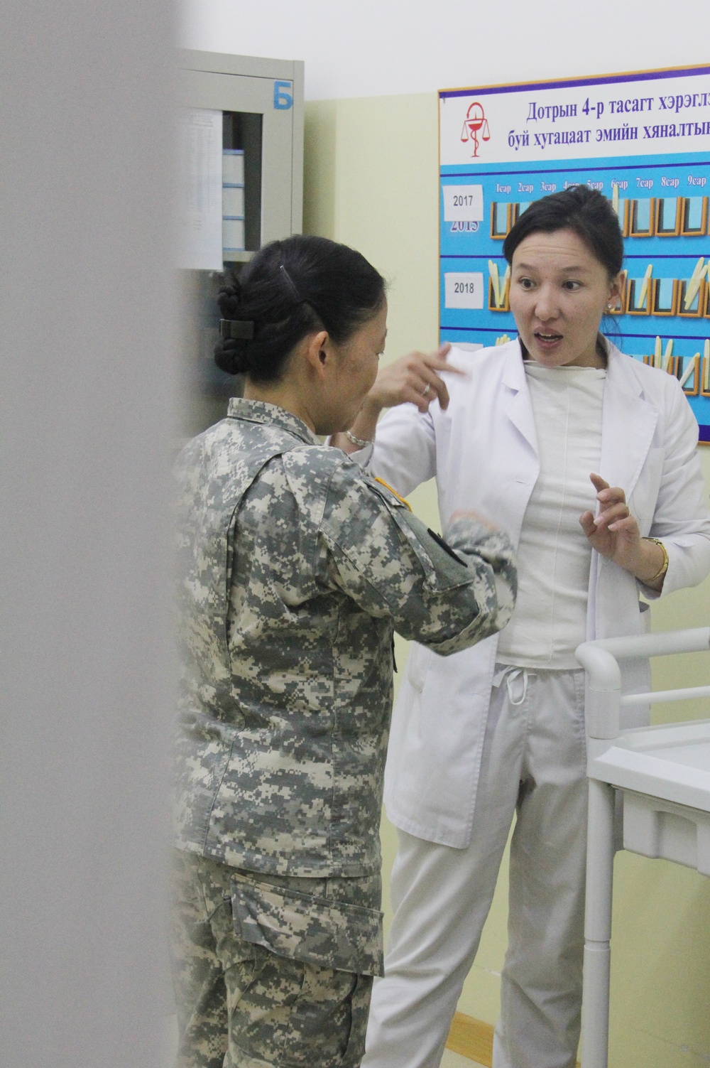 US, Mongolian nurses learn alongside one another