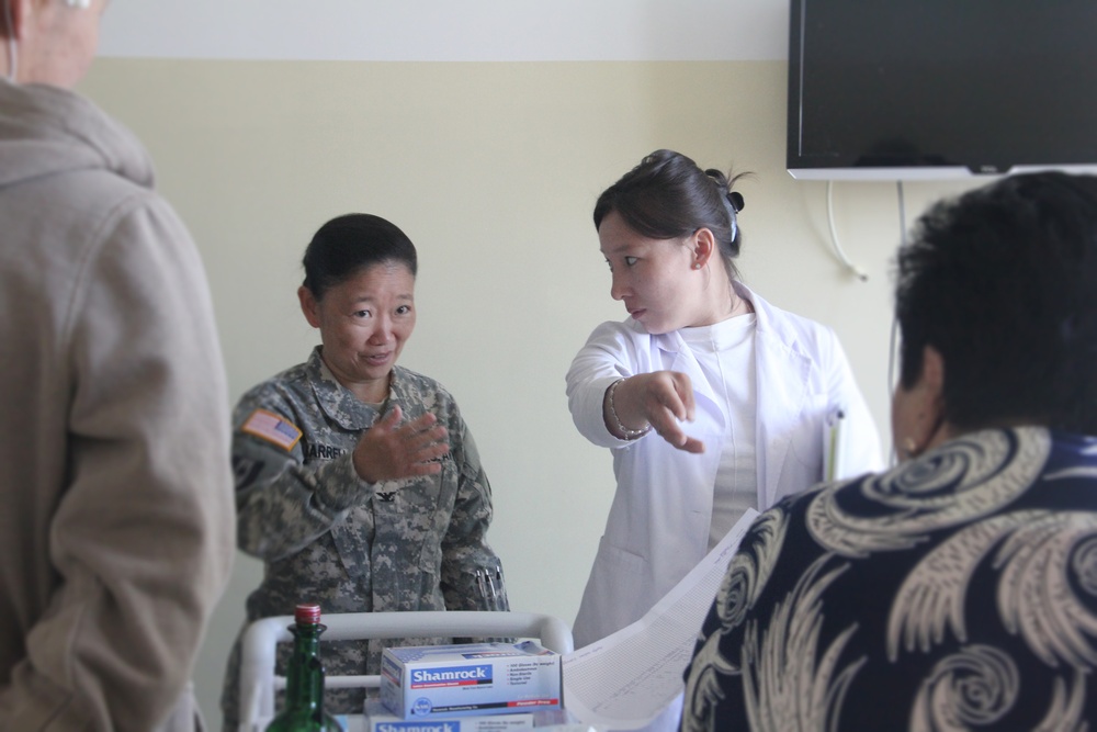 US, Mongolian nurses learn alongside one another