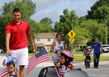 MCAS Cherry Point Families celebrate Independence Day with first youth bike parade