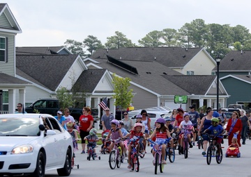 MCAS Cherry Point Families celebrate Independence Day with first youth bike parade