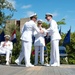 Michigan (B) Conducts Change of Command Ceremony