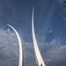 The United States Air Force Band performs at the Air Force Memorial on Independence Day 2017