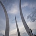 The United States Air Force Band performs at the Air Force Memorial on Independence Day 2017