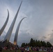 The United States Air Force Band performs at the Air Force Memorial on Independence Day 2017