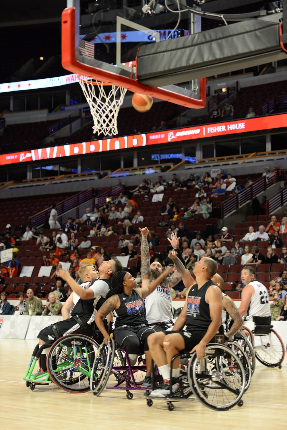 2017 DoD Warrior Games Wheelchair Basketball