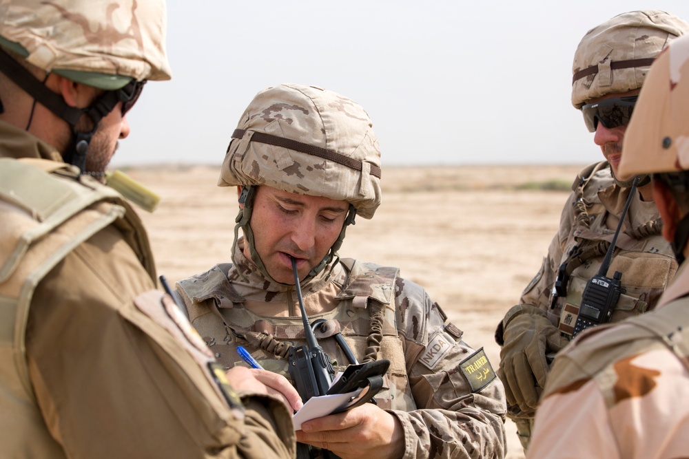 Portuguese army leads Iraqi army In indirect fire training with 120mm mortars