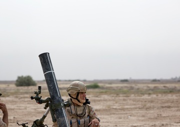 Portuguese army leads Iraqi army In indirect fire training with 120mm mortars