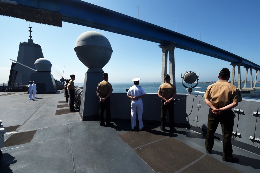 USS San Diego Departs for Deployment