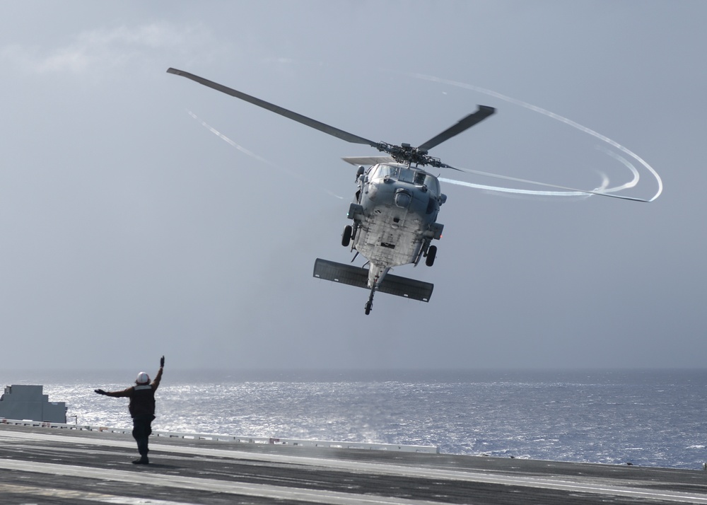 Sailors Conduct Flight Ops