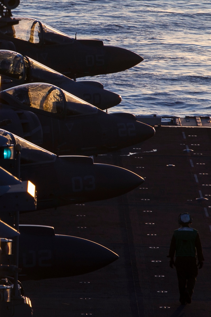 Flight deck remains busy aboard BHR during Talisman Saber
