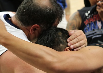 Team Army gold medal wheelchair basketball