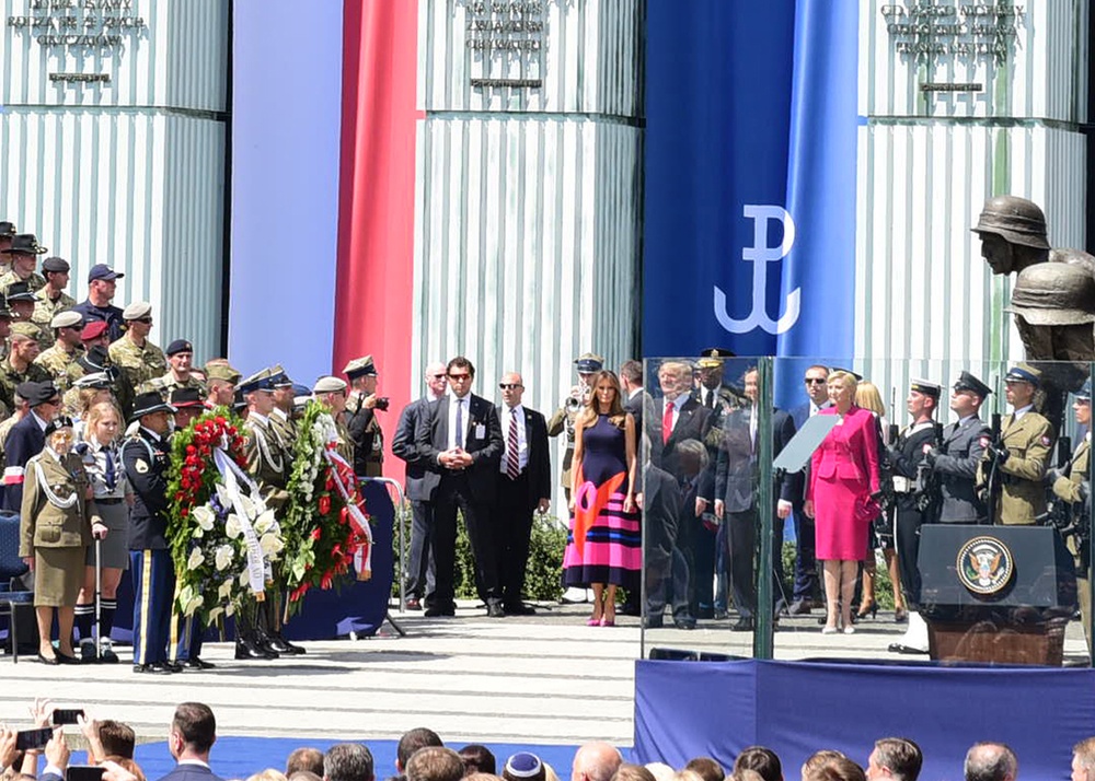 Battle Group Poland Soldiers Attend Historic Presidential Visit to Poland