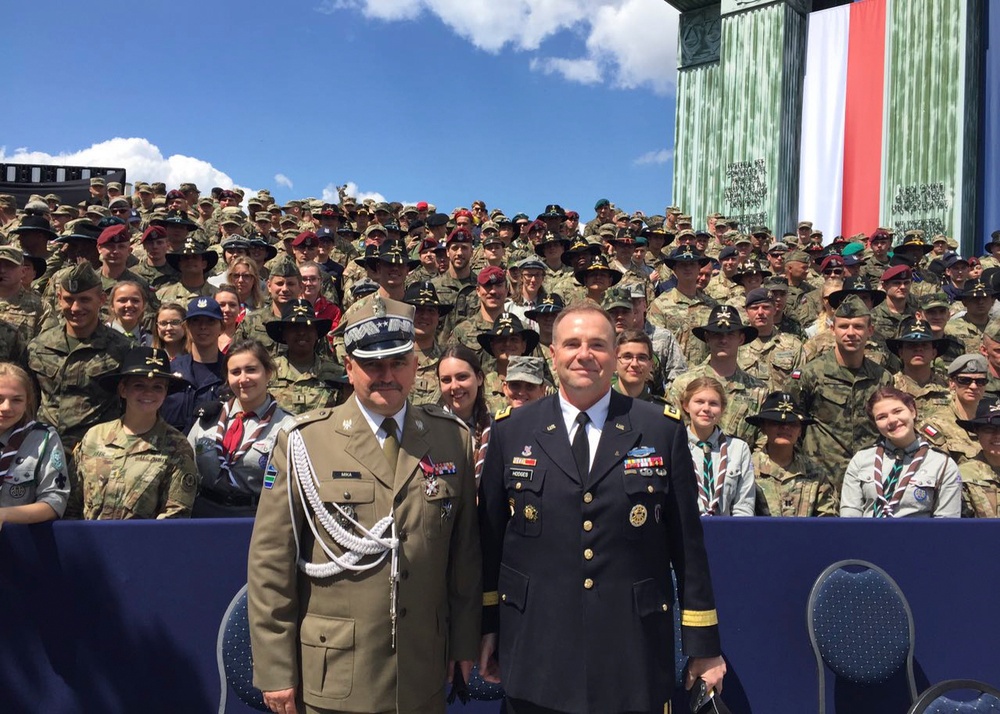 Battle Group Poland Soldiers Attend Historic Presidential Visit to Poland