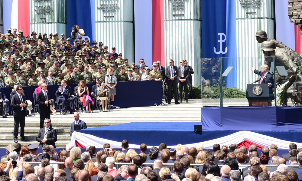 Battle Group Poland Soldiers Attend Historic Presidential Visit to Poland