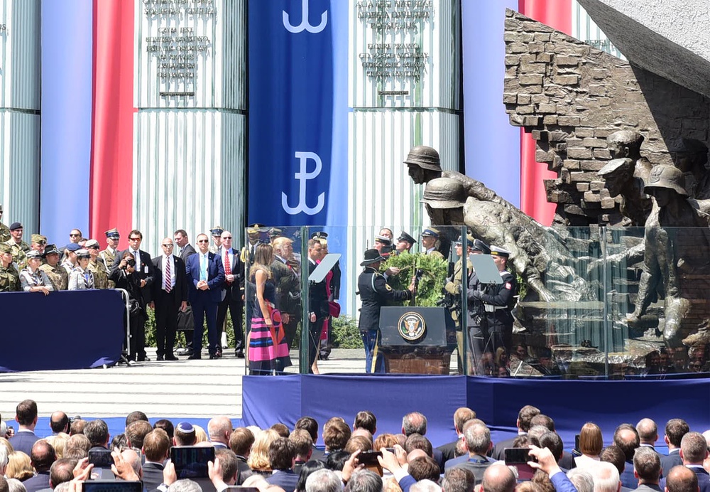 Battle Group Poland Soldiers Attend Historic Presidential Visit to Poland
