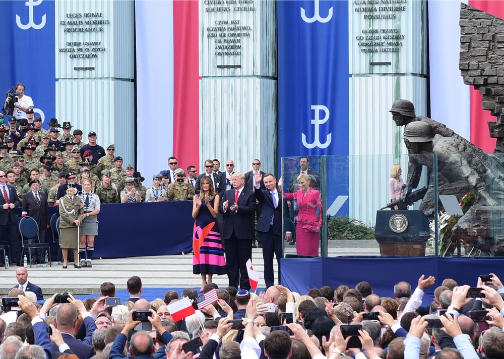 Battle Group Poland Soldiers Attend Historic Presidential Visit to Poland