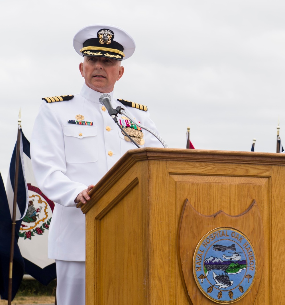 Naval Hospital Oak Harbor Change of Command Ceremony