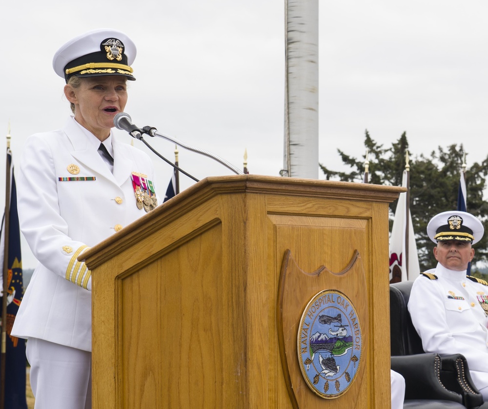 Naval Hospital Oak Harbor Change of Command Ceremony