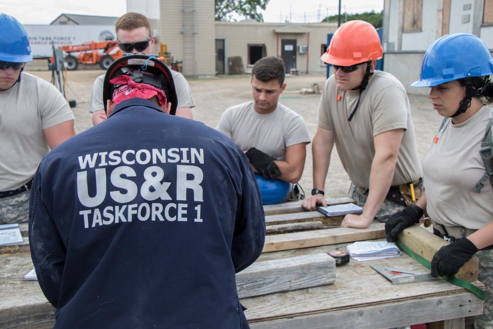 1049th Firefighter Detachment trains in Wisconsin