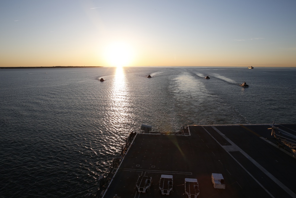 Ford's First Underway