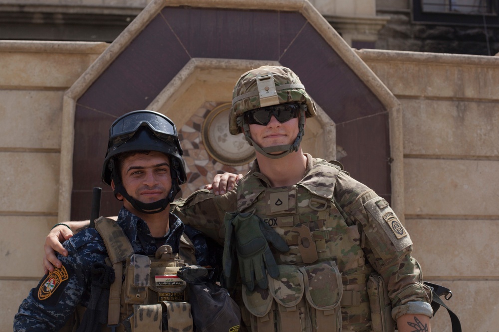 Deployed Paratroopers Spend July 4th in Mosul
