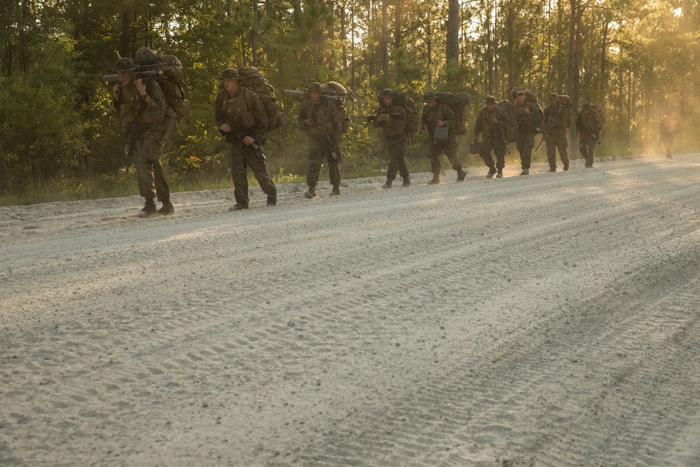 1st Battalion 6th Marine Regiment Field Exercise