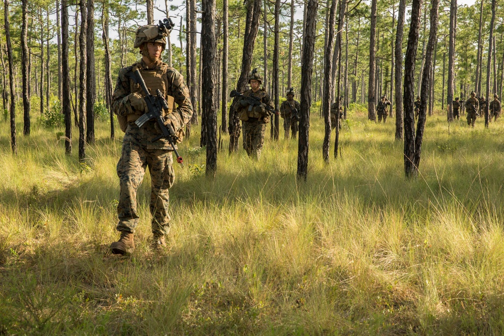 1st Battalion 6th Marine Regiment Field Exercise