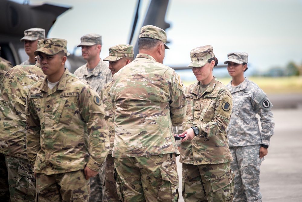 1/189th General Support Aviation Activation and Aircraft Dedication Ceremony