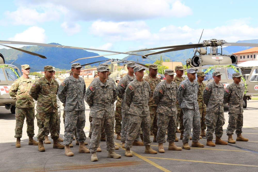 189th General Support Aviation Battalion activation ceremony