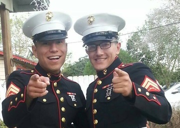Childhood friends become Marine Corps brothers