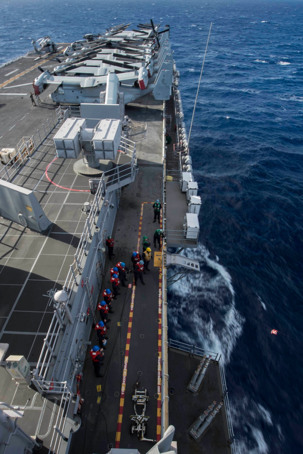 USS Bonhomme Richard (LHD 6) Replenishment at Sea