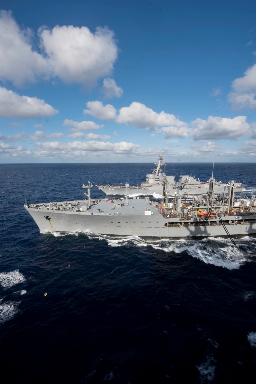 USS Bonhomme Richard (LHD 6) Replenishment at Sea