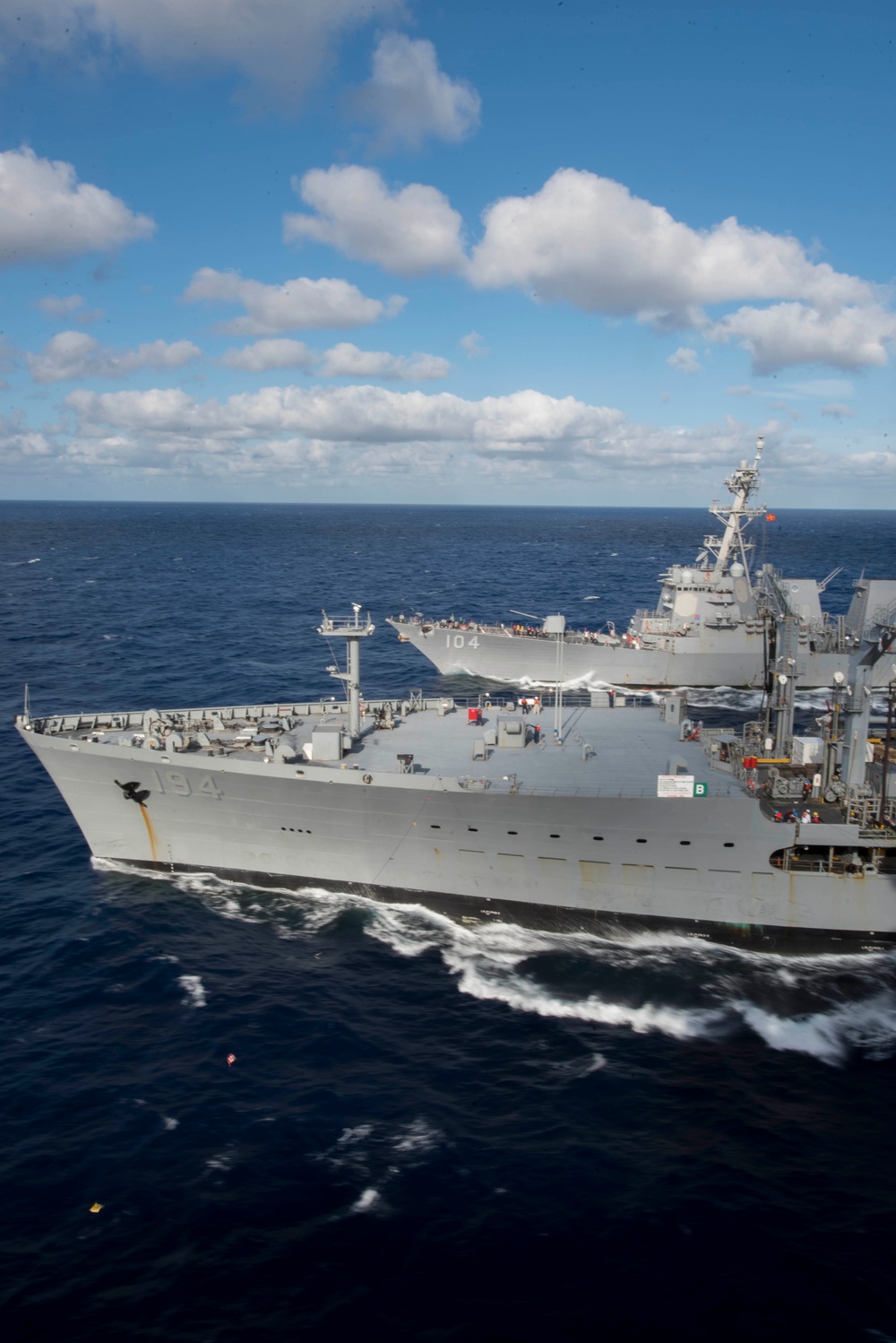 USS Bonhomme Richard (LHD 6) Replenishment at Sea