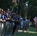 Play Ball: U.S. and Romanian teams play a friendly game