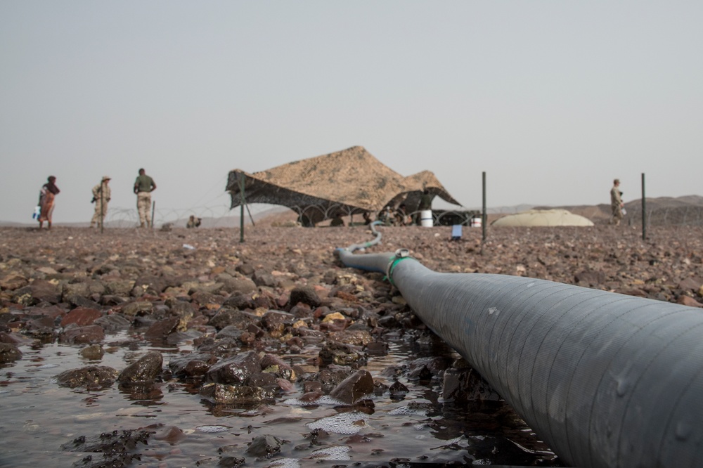 24th MEU utilize the Horn of Africa terrain for training