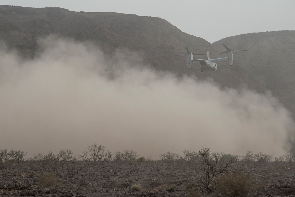 24th MEU utilize the Horn of Africa terrain for training