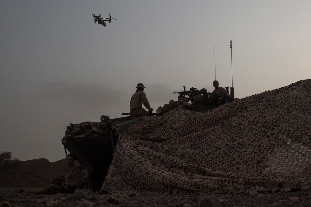 24th MEU utilize the Horn of Africa terrain for training