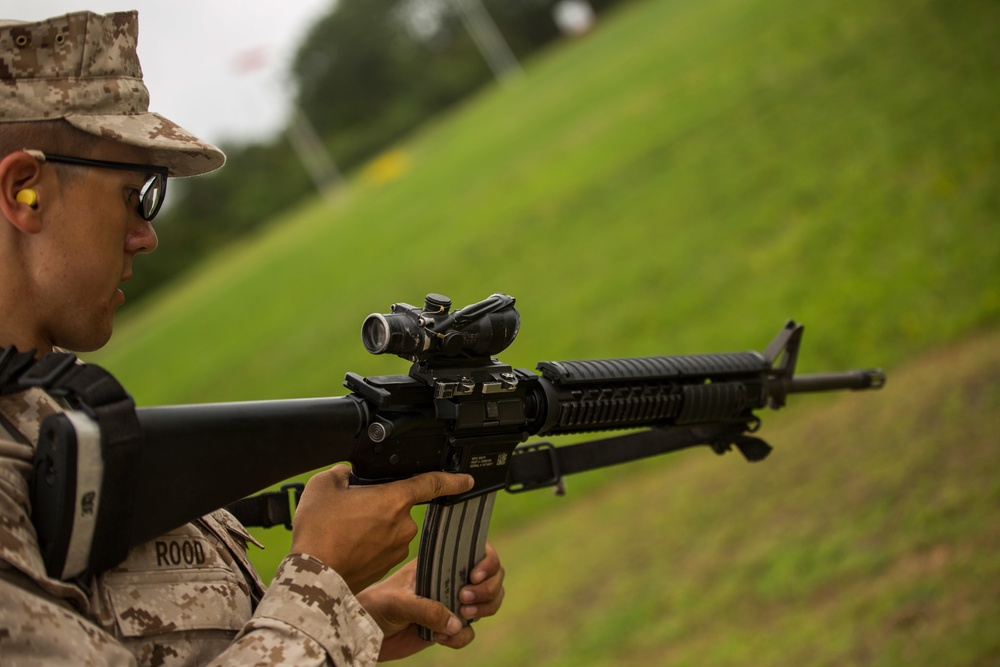 Marine recruits learn shooting fundamentals on Parris Island