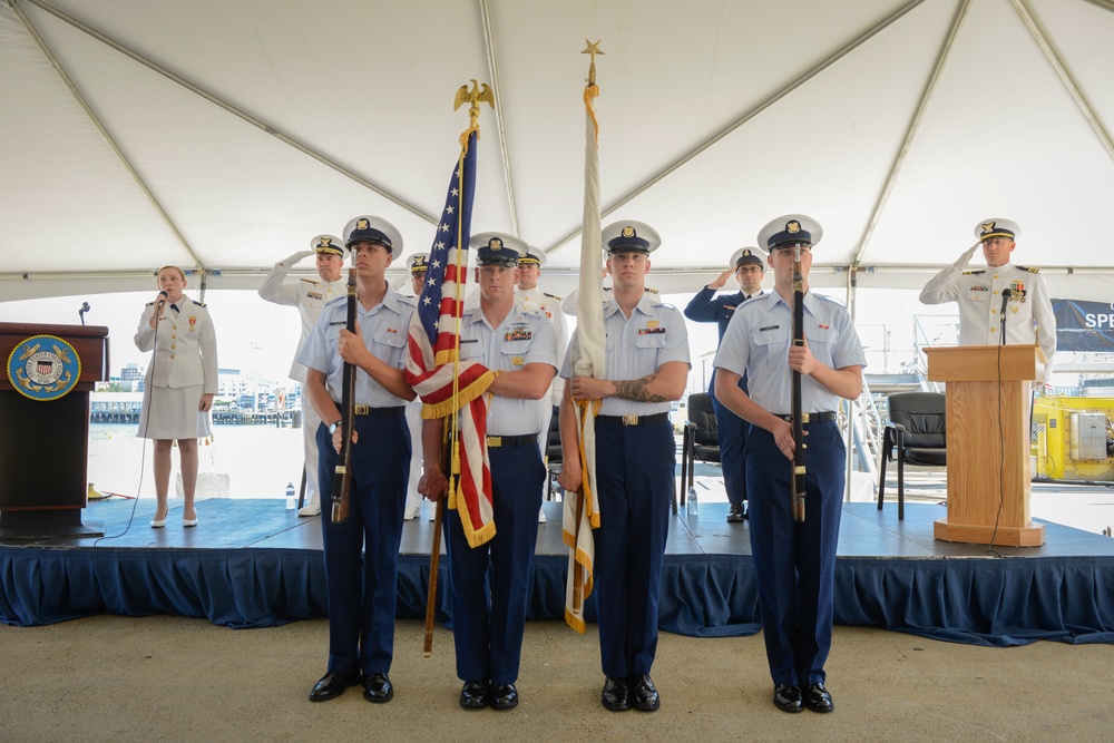 Coast Guard Cutter Spencer Change of Command Ceremony