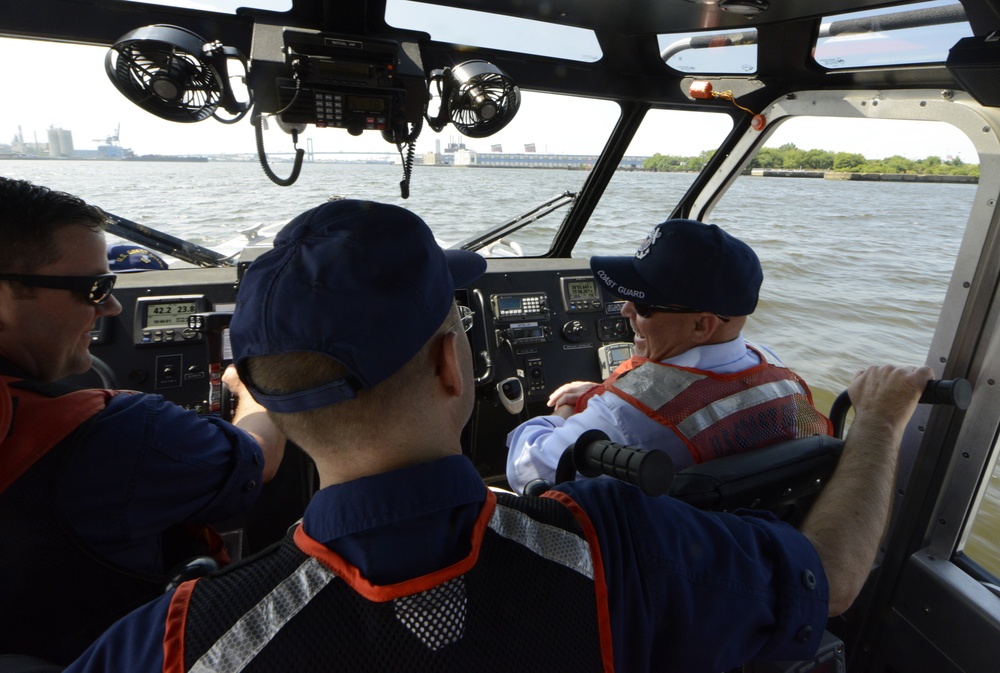 Rep. Tom MacArthur visits Coast Guard
