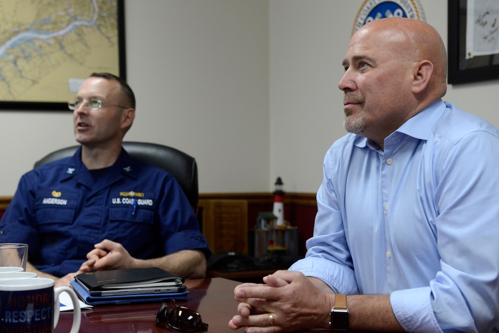 Rep. MacArthur visits Coast Guard